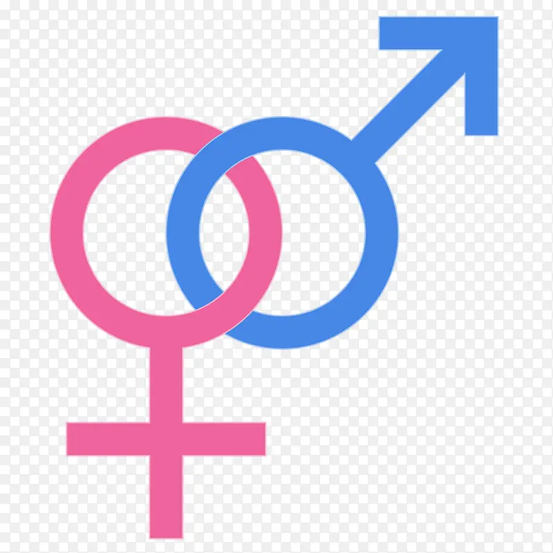 卡通简约性别男女符号免抠PNG图片素材下载_图片编号8120491-PNG素材网