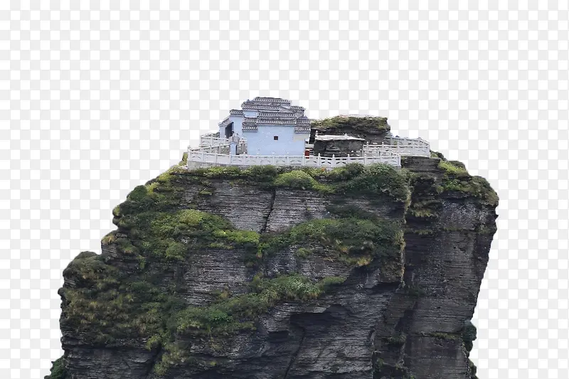 梵净山顶的寺庙