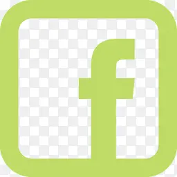 Facebook简单的绿色图标