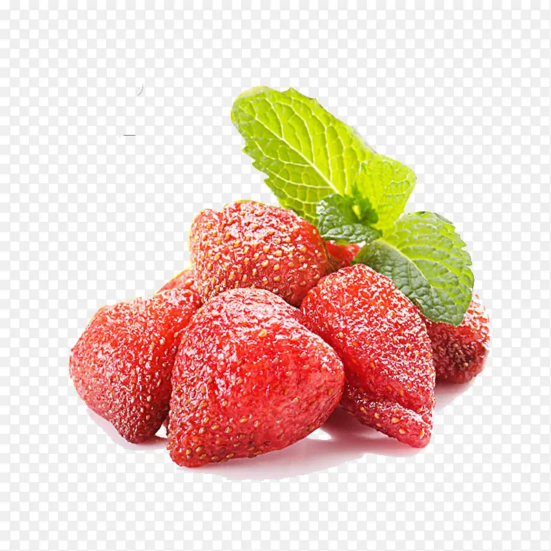 美味的冻干草莓