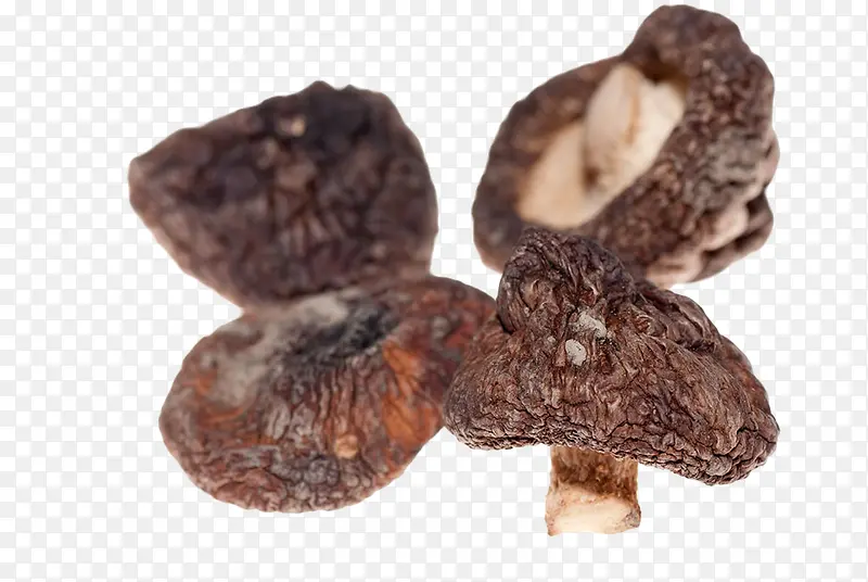 褐色干冬菇