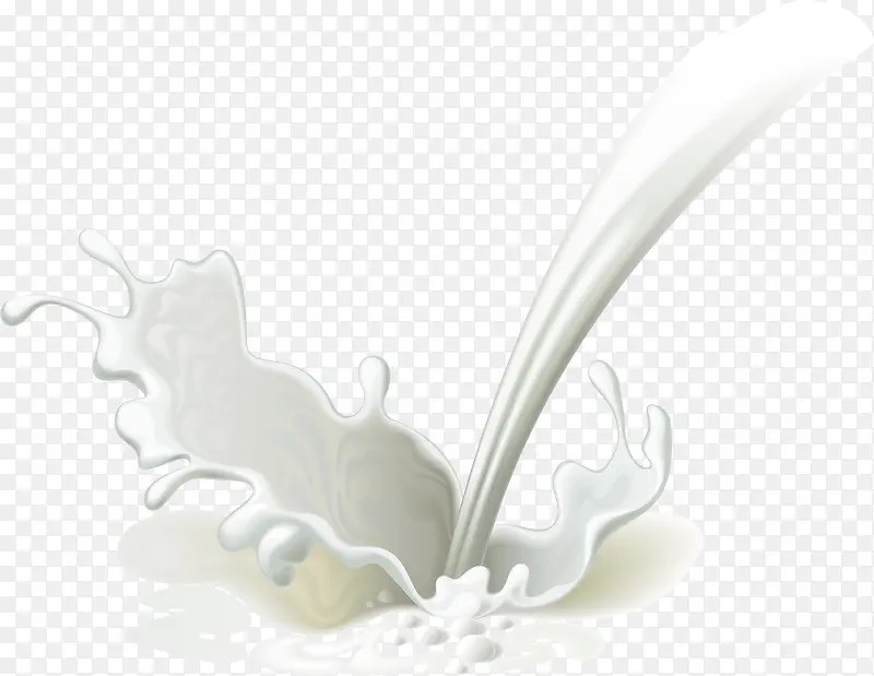 牛奶纹理装饰矢量图