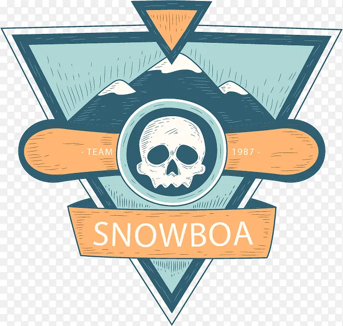 雪山探险俱乐部标志