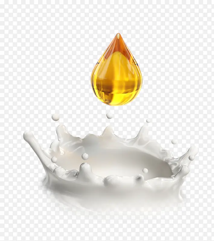 牛奶黄色钻石效果设计