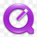 QuickTime紫罗兰iTunes和QuickTime