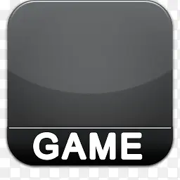 灰色的GAME图标
