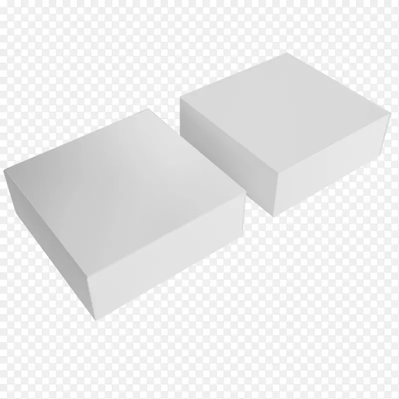 方形扁盒盒型效果png