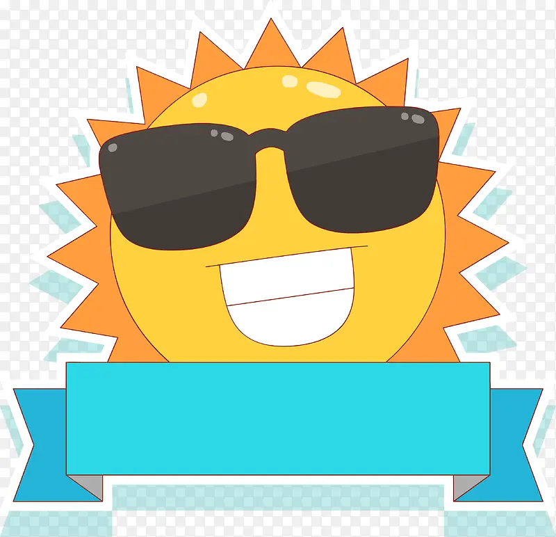 遮阳镜太阳卡通夏日可爱休闲消暑