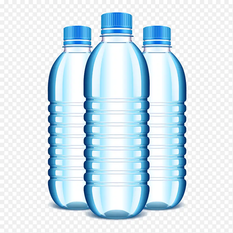 卡通矿泉水矢量图下载