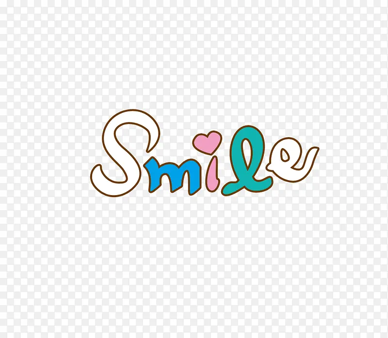 微笑可爱英语字体