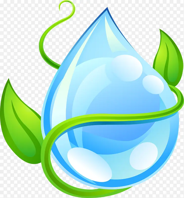 绿色节能水源素材图
