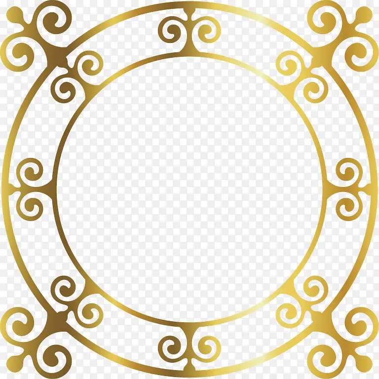 金色花纹设计