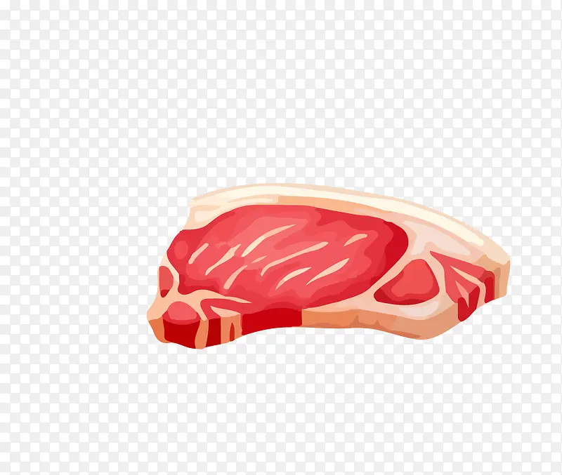 猪肉生鲜矢量图