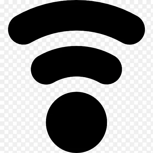 WiFi低信号的符号图标