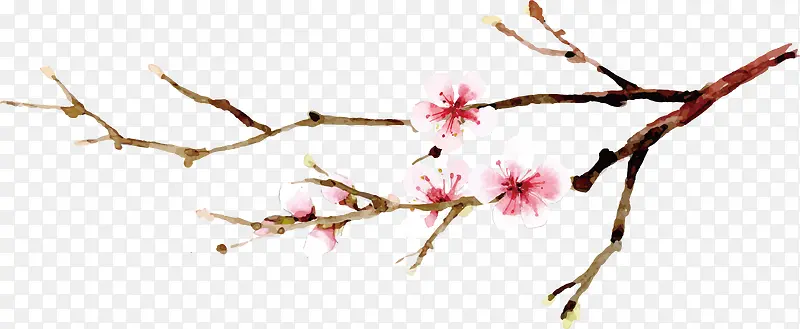 梅花中式艺术插花