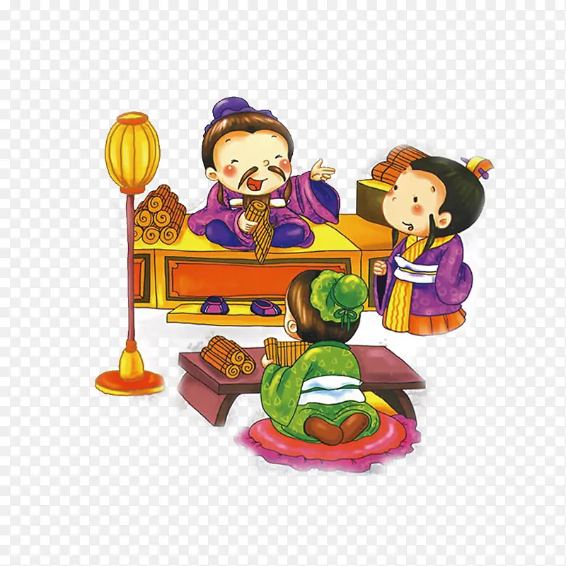 古代书童PNG图片素材下载_图片编号8149174-PNG素材网