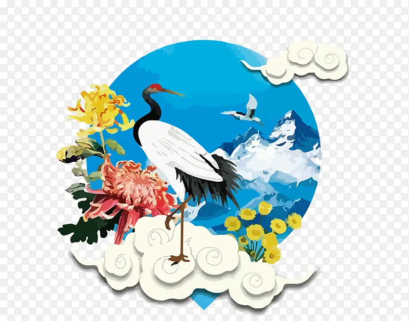 重阳节插图