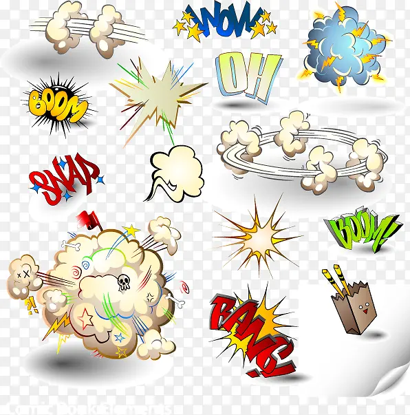 多款爆炸标签标贴