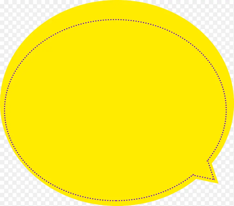 黄色不规则形对话框