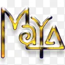 玛雅3 d-icons