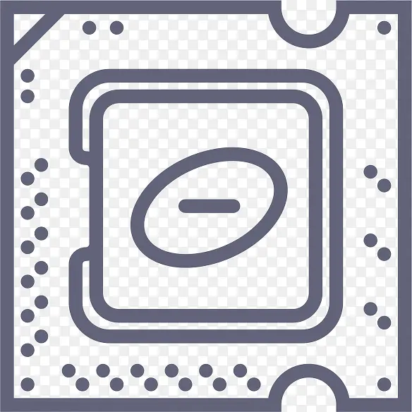 处理器芯片Outline-Smash-icons