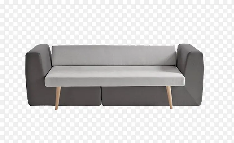 组合式灰色配色沙发素材