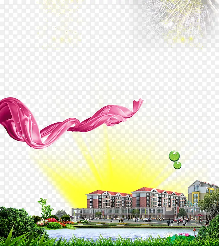 地产广告元素楼盘PNG图片素材下载_图片编号8163304-PNG素材网