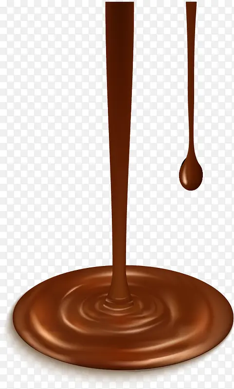 巧克力液体喷溅设计