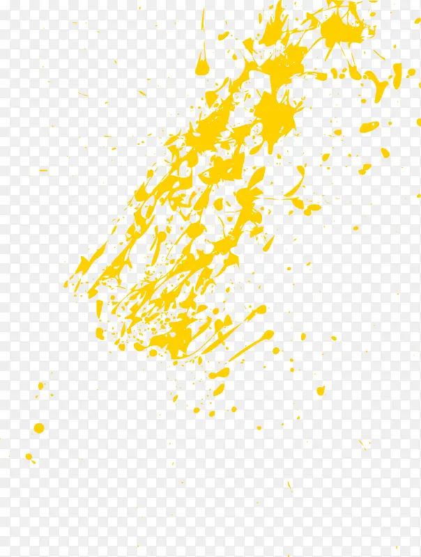 黄色斑斓花纹