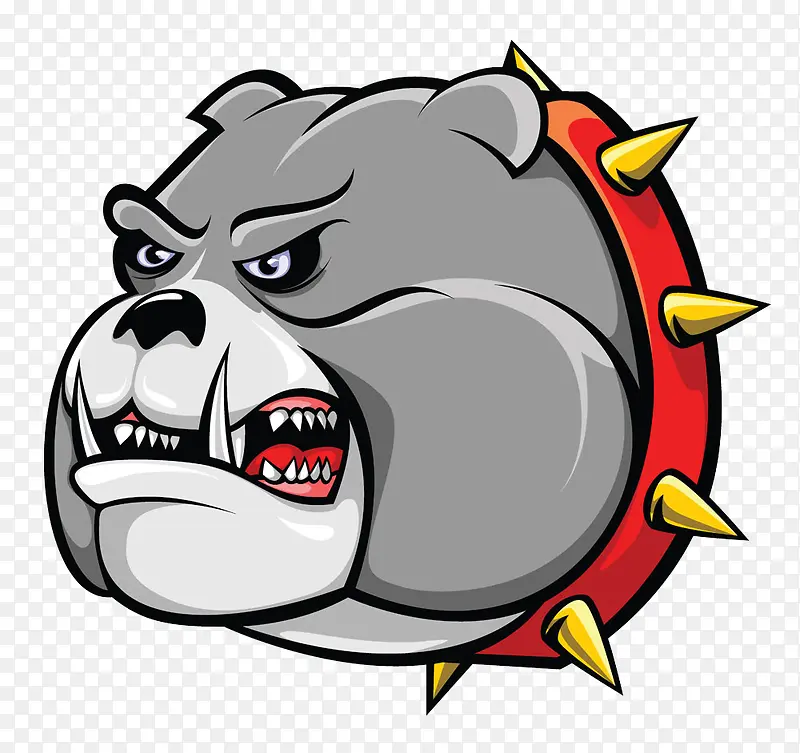 戴项圈的烈狗PNG图片素材下载_图片编号8167805-PNG素材网