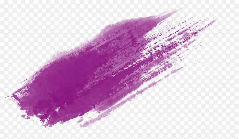 紫色清新颜料效果元素