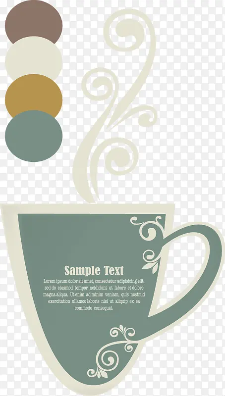 抽象彩绘 茶壶 茶杯 创意茶具