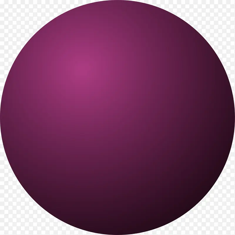 创意紫色圆球