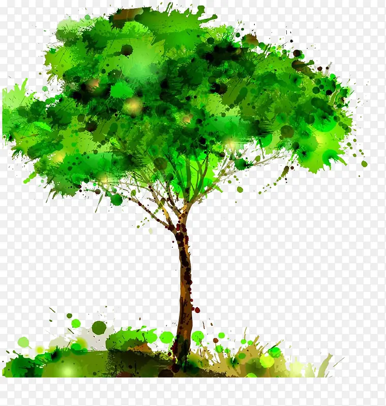 绿色大树图片素材