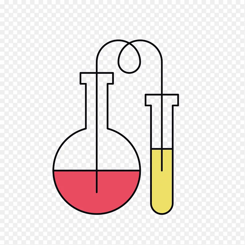 化学金属溶液实验矢图标免抠图