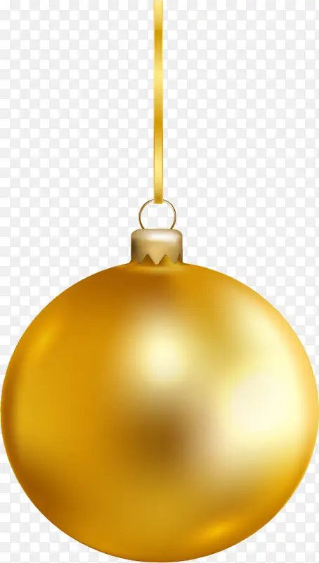 圣诞节金色吊球装饰