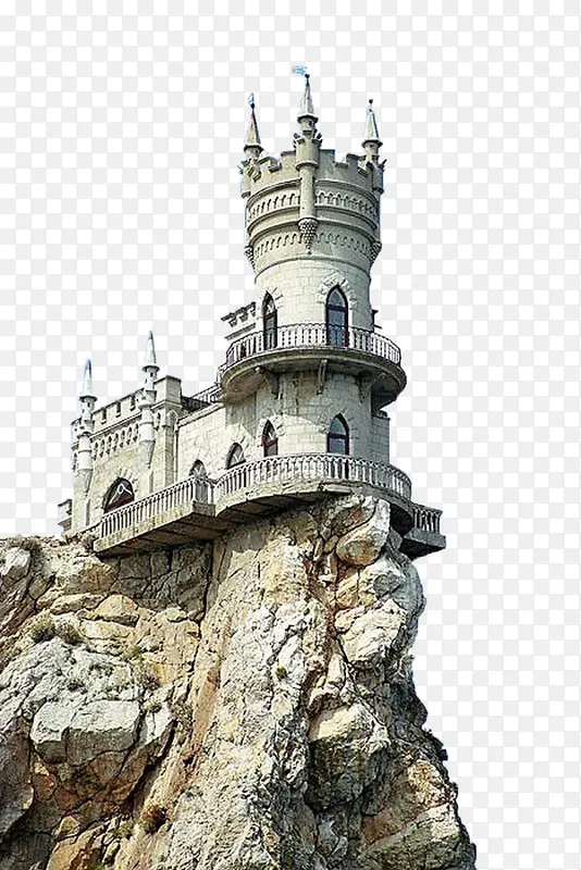 欧洲山崖城堡