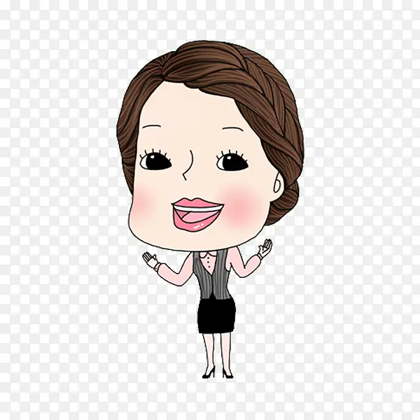 演讲的女人