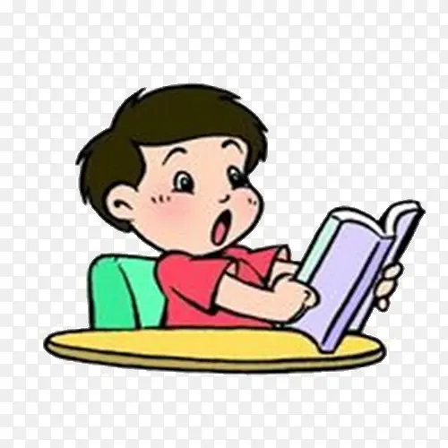 朗读的小男孩PNG图片素材下载_图片编号8177399-PNG素材网