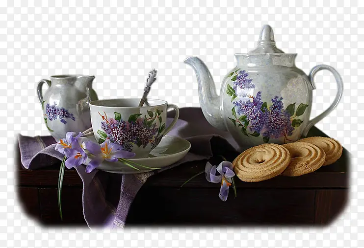 茶壶餐具图片