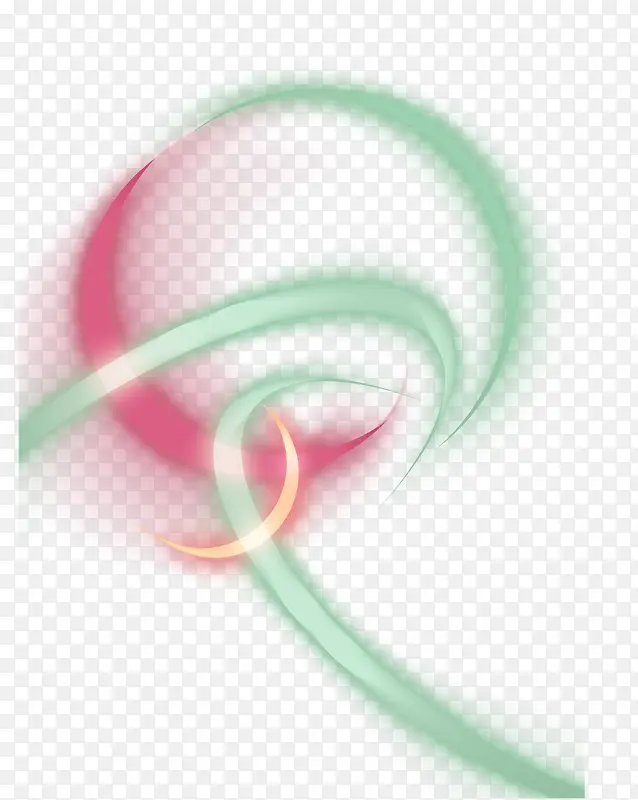 彩色曲线光效