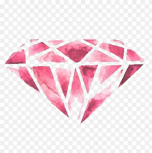 粉色渐变钻石