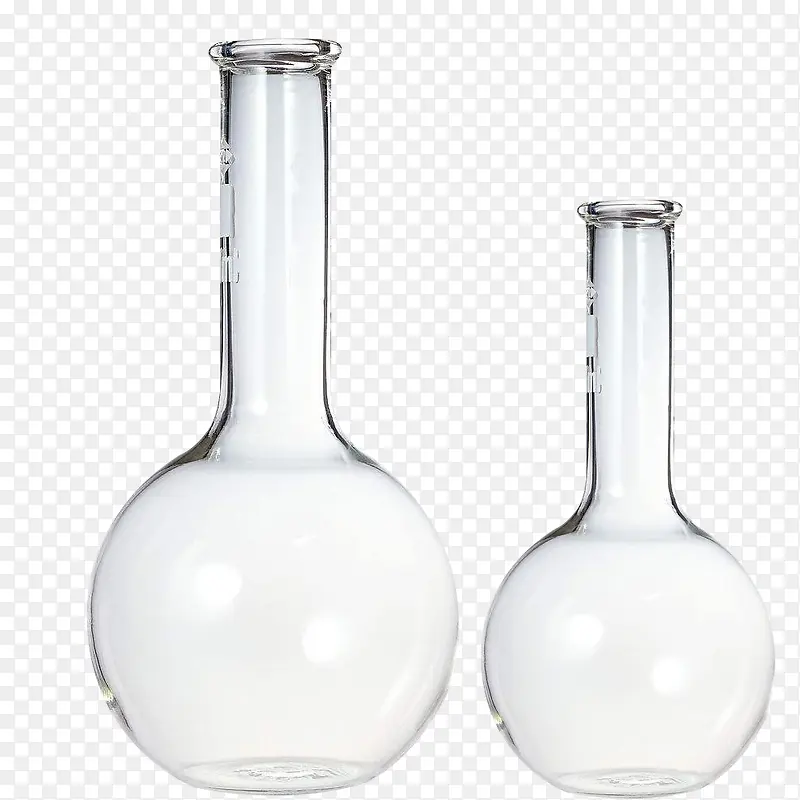 两个透明圆底烧瓶