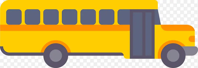 黄色大巴车