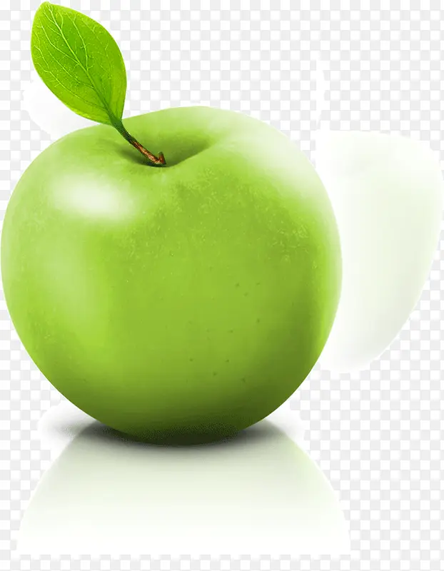绿色苹果叶子