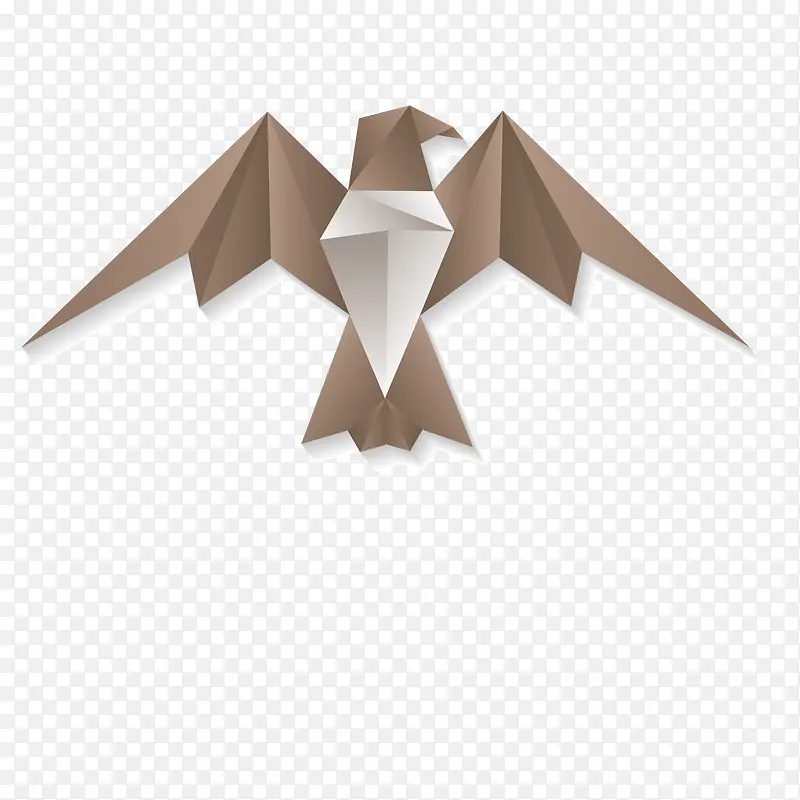矢量图折纸动物鸟免费下载