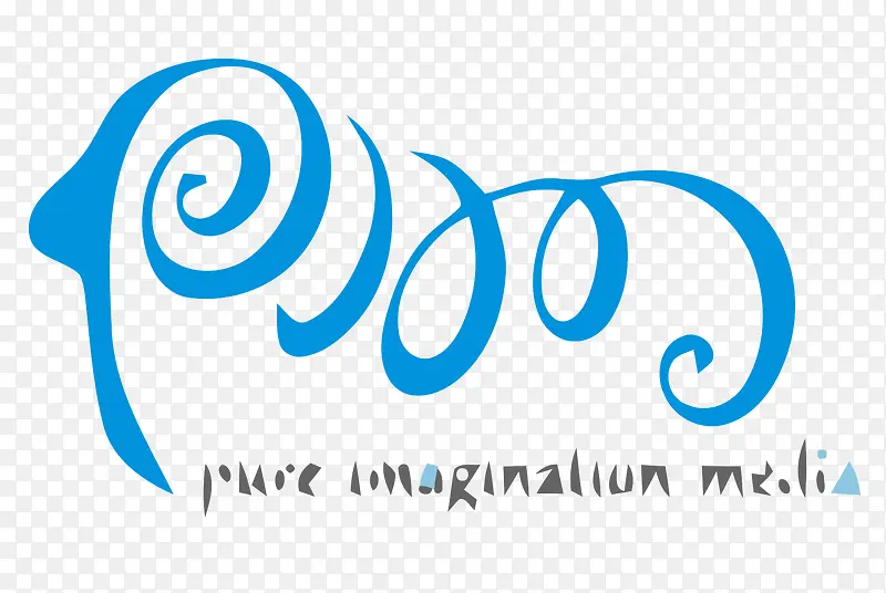 蓝色绵羊logo创意设计