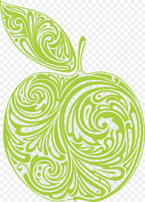 绿色苹果图标