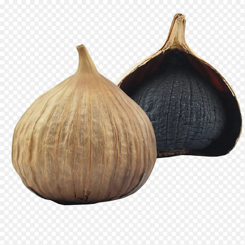 美味独头黑蒜PNG