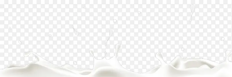 牛奶白色水花